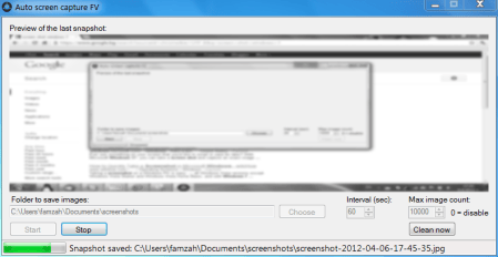 Auto screenshot on Windows | /contrib/famzah